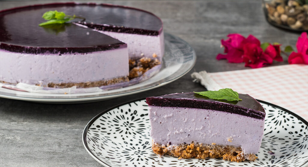 Cheesecake de arándanos
