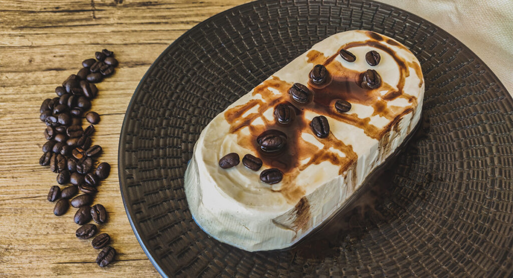 Panna cotta de café