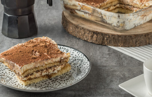 Tiramisú casero sin azúcar
