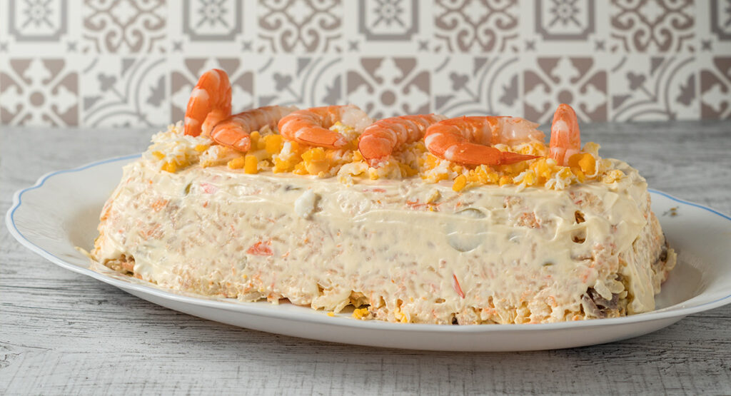 Pastel frio de arroz