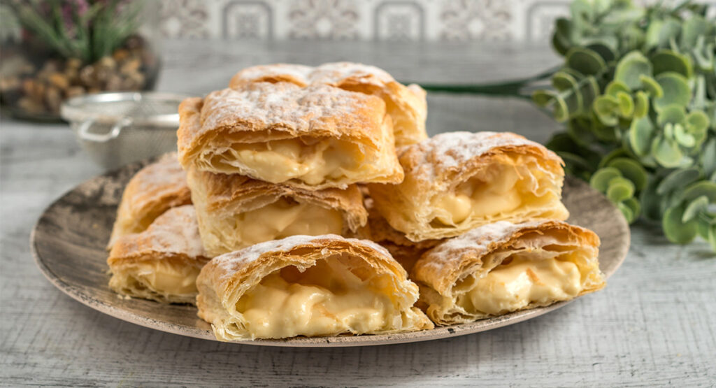 Miguelitos de crema