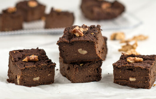 Brownie de boniato sin azúcar