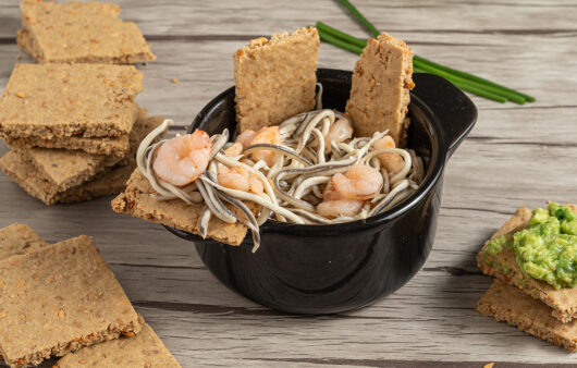 Galletas saladas Crackers de semillas
