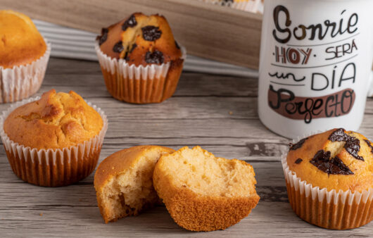 Magdalenas sin gluten super esponjosas