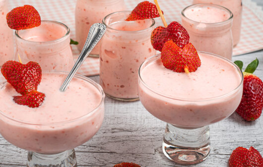 Espuma de fresa