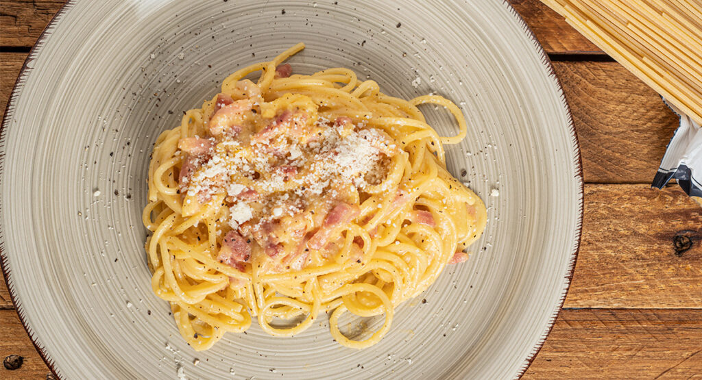 Espaguetis carbonara receta original
