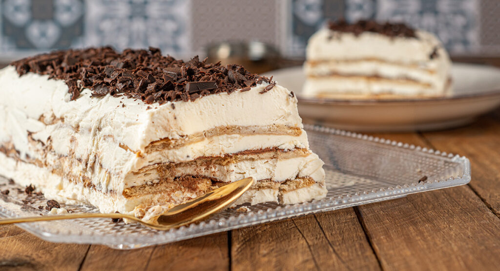 Tarta helada de tiramisú