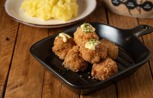 Albóndigas de pescado crunchy