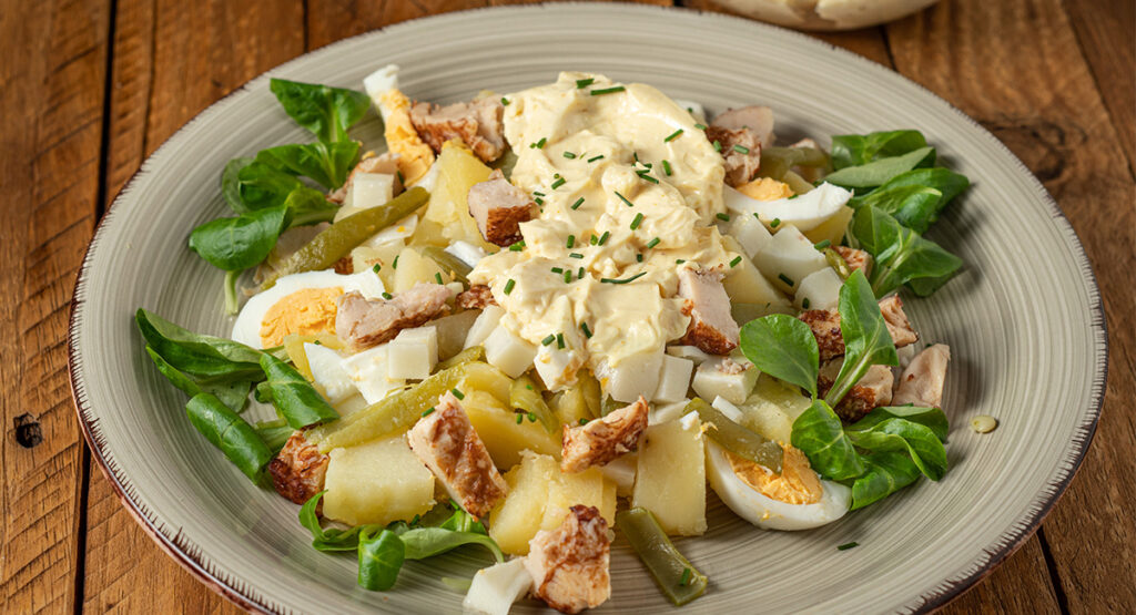 Ensalada de patata rústica
