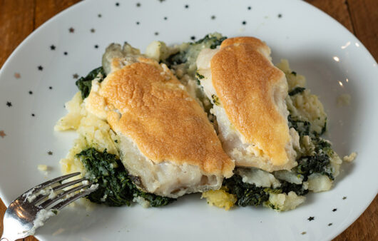 Bacalao con muselina