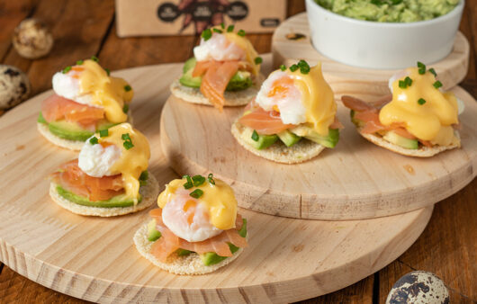 Huevos benedict de codorniz XS