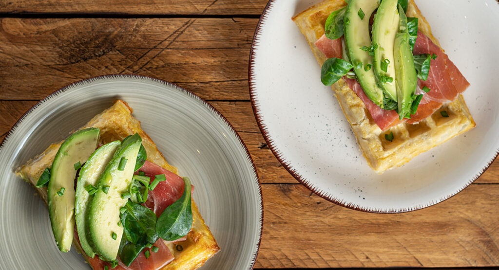 Gofre de tortilla de patata