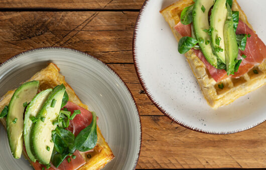 Gofre de tortilla de patata