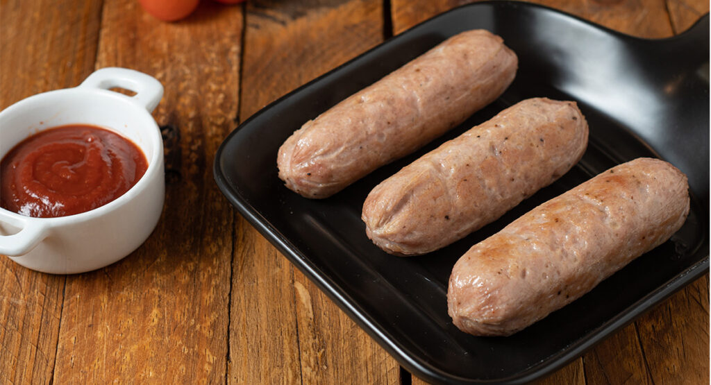 Salchichas de pollo caseras
