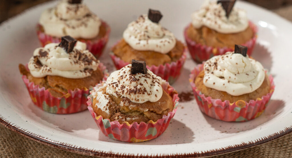 Cupcakes de tiramisú sinsinsin