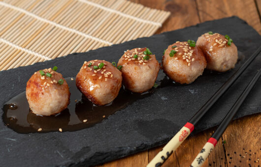 Álbondigas de cerdo agridulce