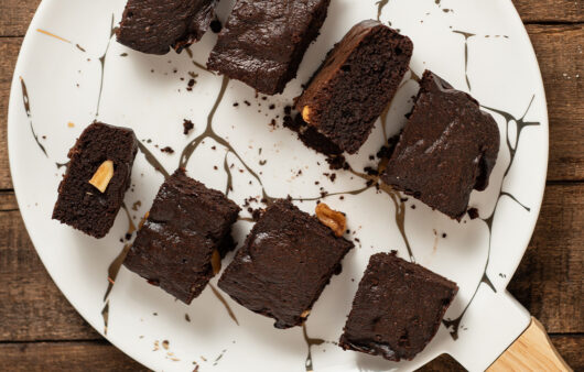 Brownie al microondas sin gluten