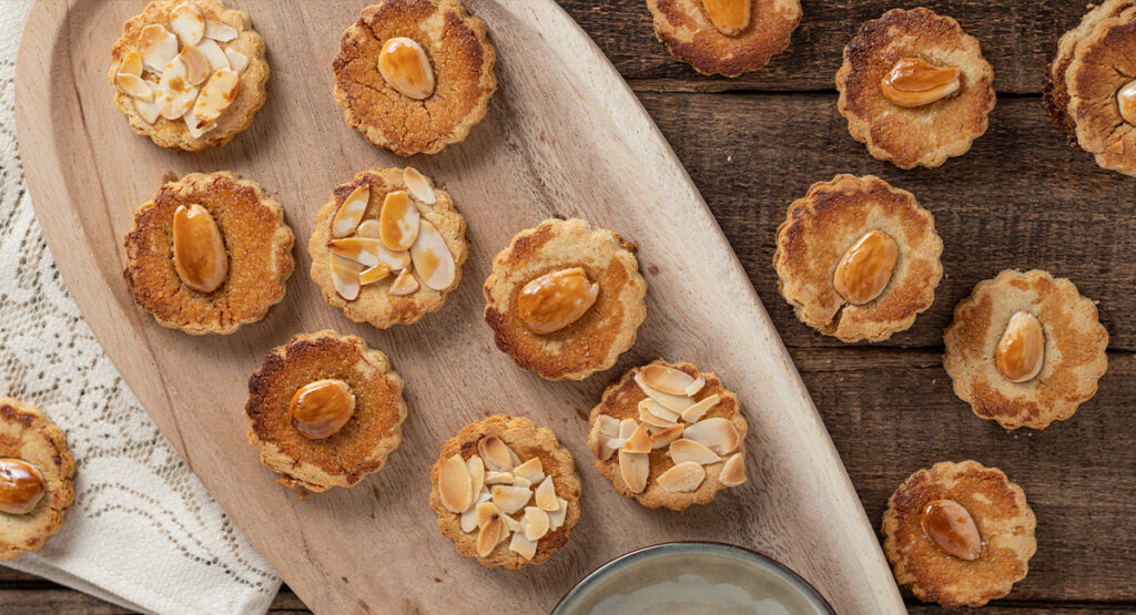 Galletas de queso y almendra