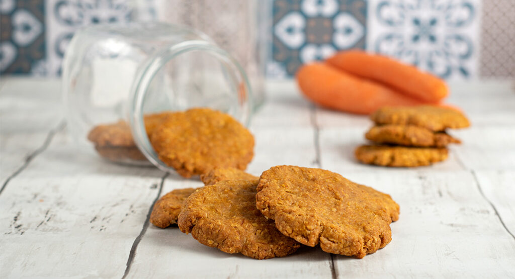 Galletas de zanahoria y avena