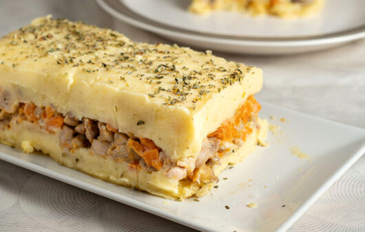 Pastel de patata y pollo