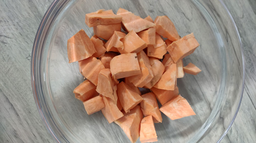 Ñoqui de batata paso 1