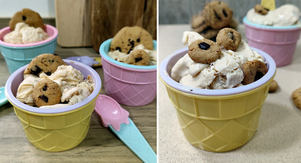 Helado Cookie Dough (Vainilla con galletas)