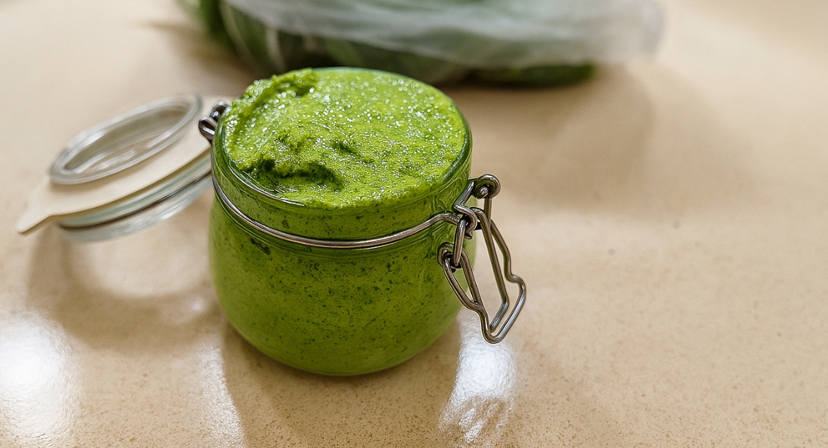 Pesto de rúcula y nueces