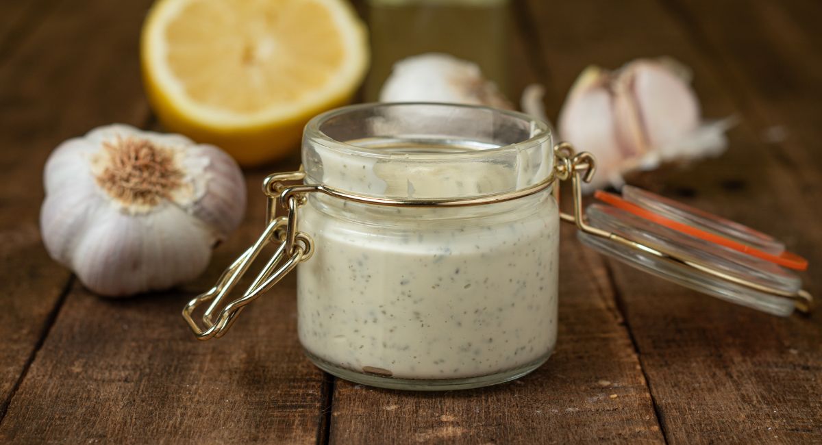 Alioli sin ajo para intolerantes a la fructosa