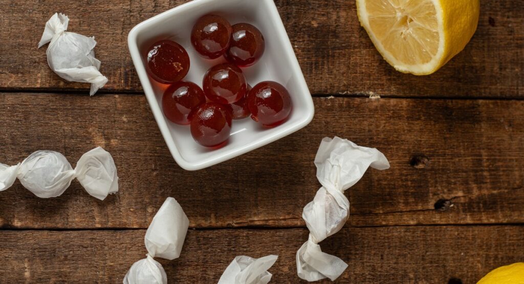 Caramelos caseros de jengibre y limón