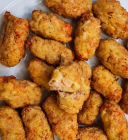 Croquetas de atún sin bechamel en freidora de aire (3 ingredientes)