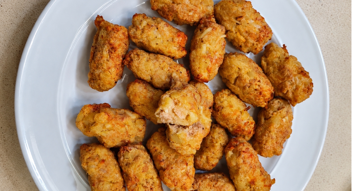 Croquetas de patata y atún